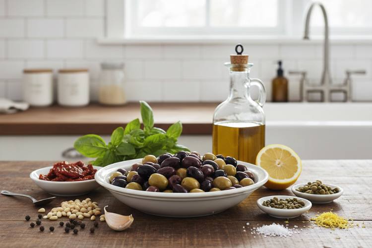 Ingredients for Easy Tapenade Ingredients for Easy Tapenade