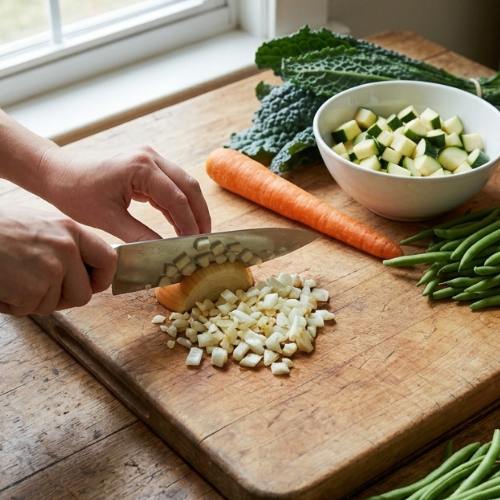 Step 1: Prepare the Vegetables Step 1: Prepare the Vegetables