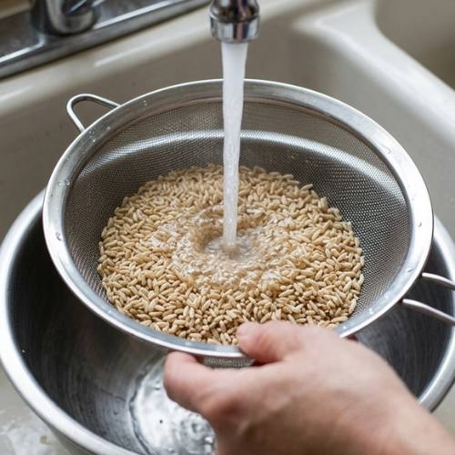 Step 1: Rinse the Rice