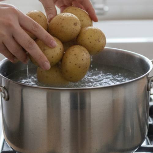 Step 2: Boil the Potatoes