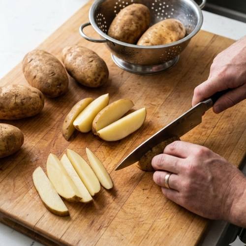 Step 2: Prepare the Potatoes Step 2: Prepare the Potatoes