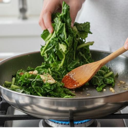 Step 3: Cook the Collard Greens