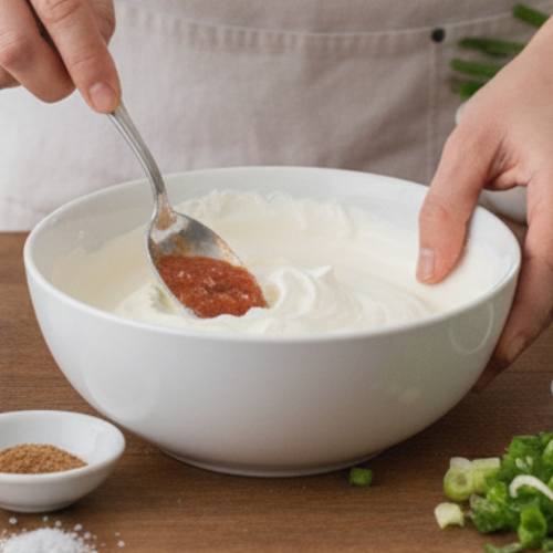 Step 3: Mix the Sour Cream