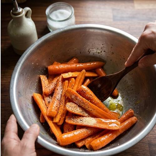 Step 3: Season the Carrots Step 3: Season the Carrots