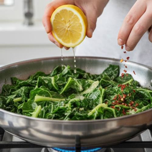 Step 4: Add Lemon Juice and Final Touches