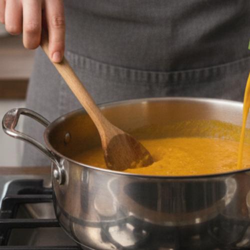 Step 4: Add the Pumpkin and Stock