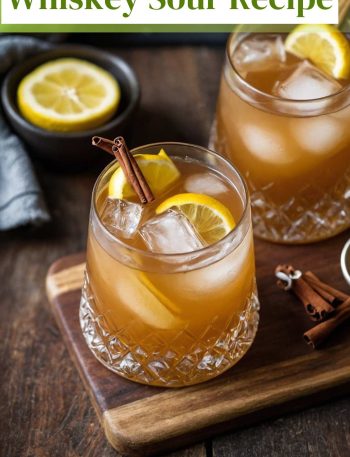 Cinnamon Maple Whiskey Sour Recipe