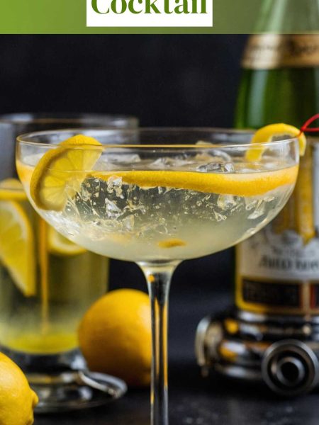 Classic French 75 Cocktail