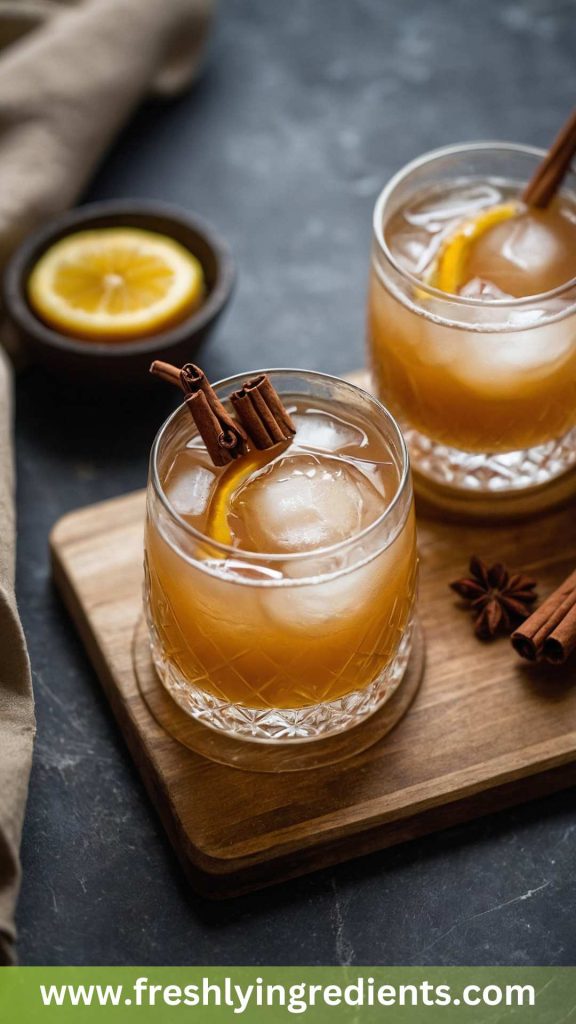 Cinnamon Maple Whiskey Sour