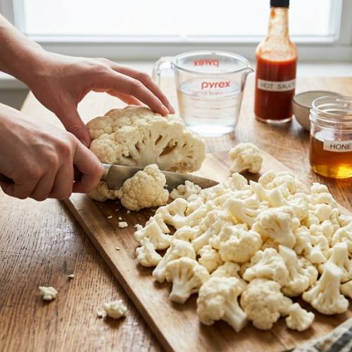 Step 1: Prepare the Cauliflower Step 1: Prepare the Cauliflower