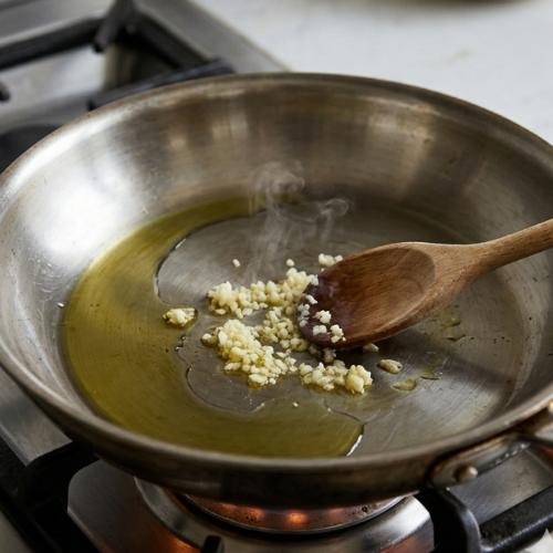 Step 2: Sauté the Garlic