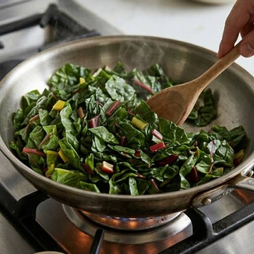 Step 3: Cook the Swiss Chard
