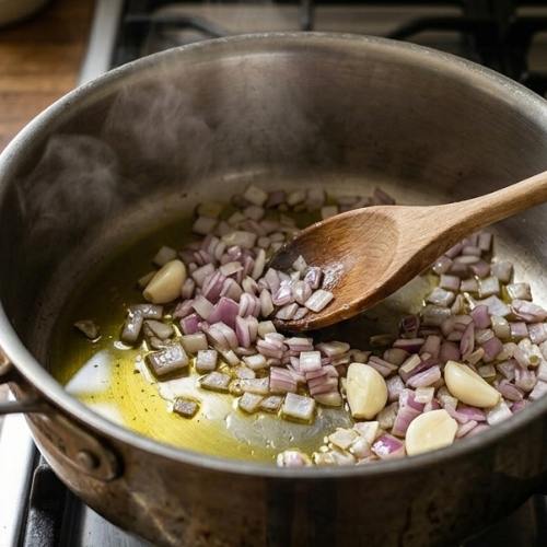 Step 3: Sauté Aromatics