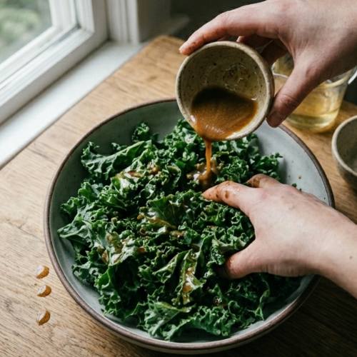 Step 4: Coat the Kale