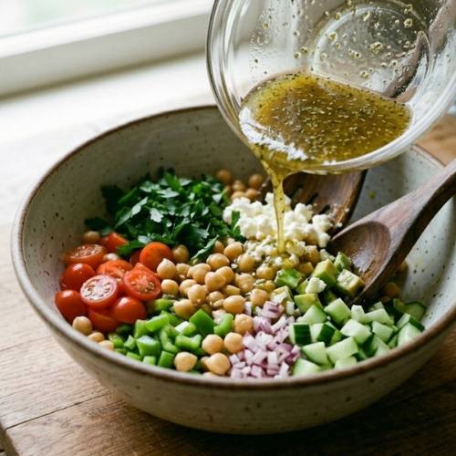 Step 4: Dress the Salad Step 4: Dress the Salad