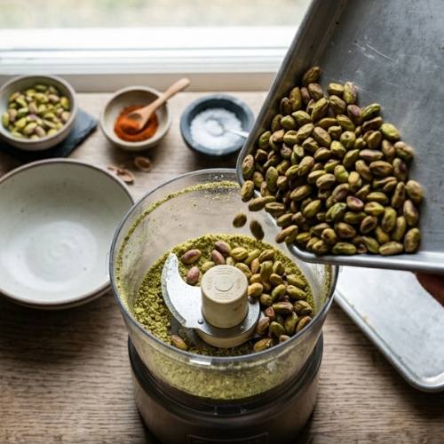 Step 2: Blend the Pistachios Step 2: Blend the Pistachios