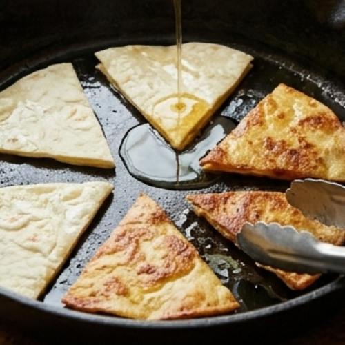 Step 2: Fry the Tortillas