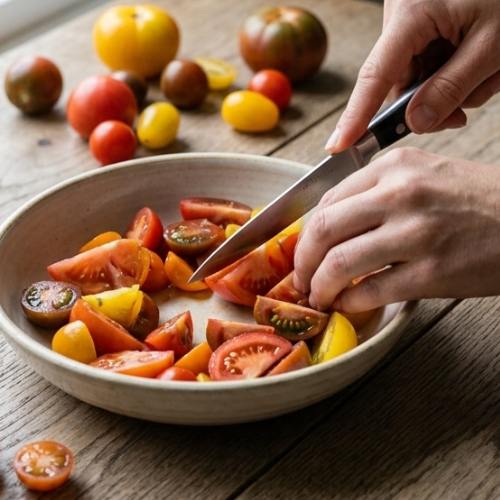 Step 2: Prepare the Tomatoes