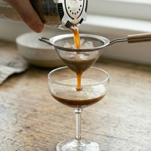 Step 5: Strain into the Glass