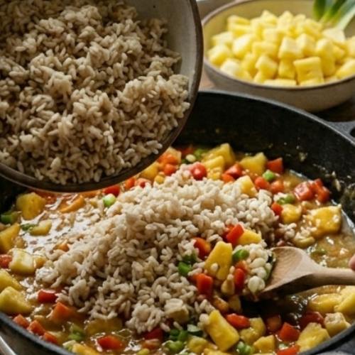 Step 6: Incorporate the Rice Step 6: Incorporate the Rice