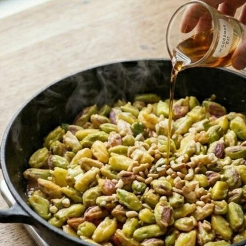 Step 8: Finish with Sesame Oil Step 8: Finish with Sesame Oil