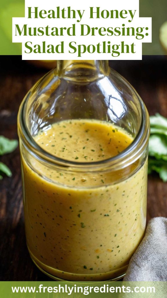 Healthy Honey Mustard Dressing: Salad Spotlight