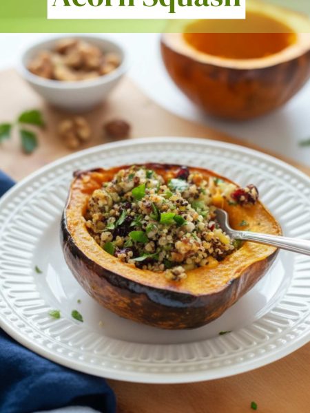Vegetarian Stuffed Acorn Squash