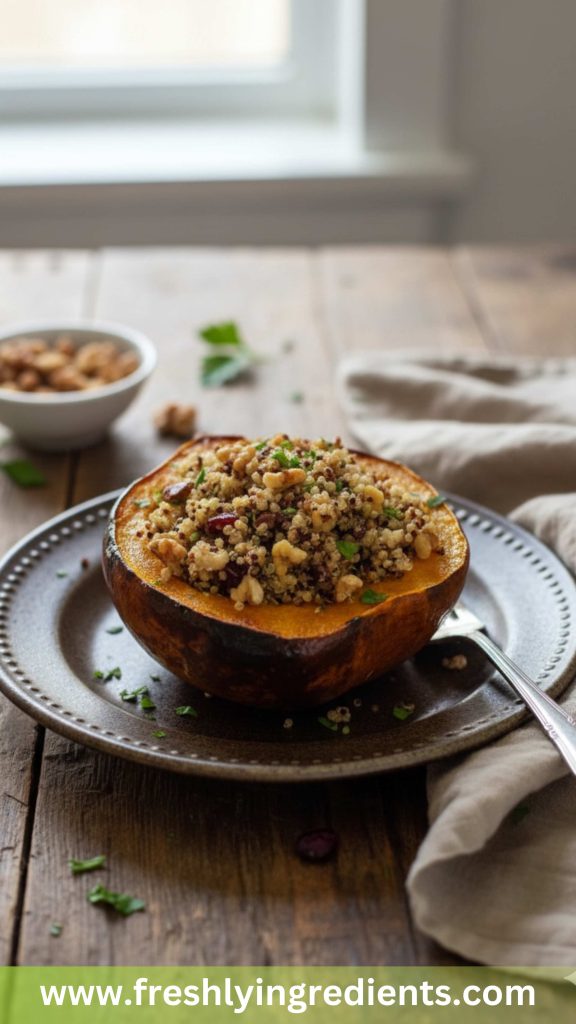 Vegetarian Stuffed Acorn Squash Recipe Vegetarian Stuffed Acorn Squash Recipe