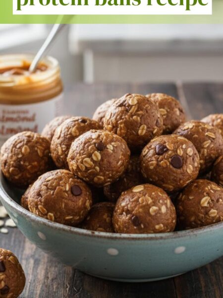 Almond Butter Protein Balls Recipe