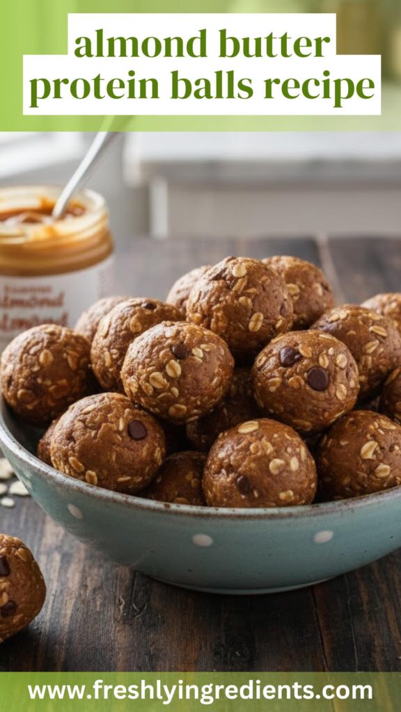 Almond Butter Protein Balls Recipe