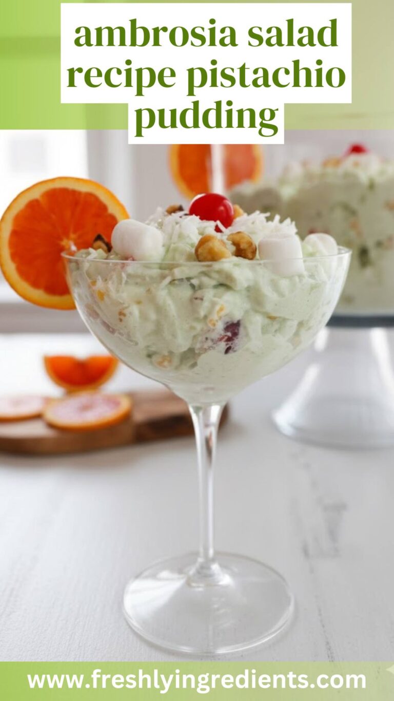 Ambrosia Salad Recipe Pistachio Pudding