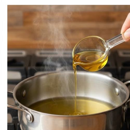 Step 1: Heat the Olive Oil