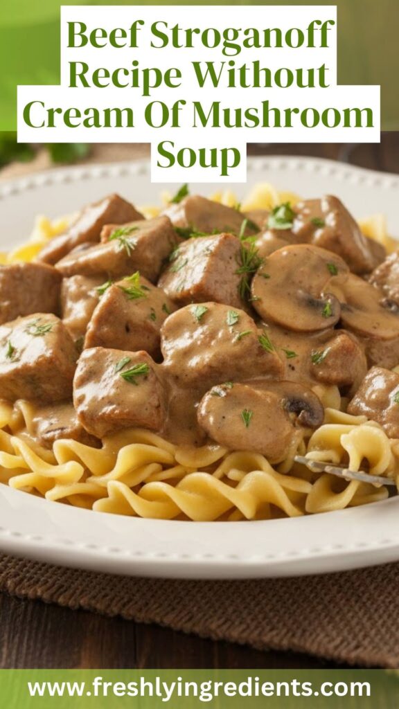Beef Stroganoff Recipe Without Cream Of Mushroom Soup