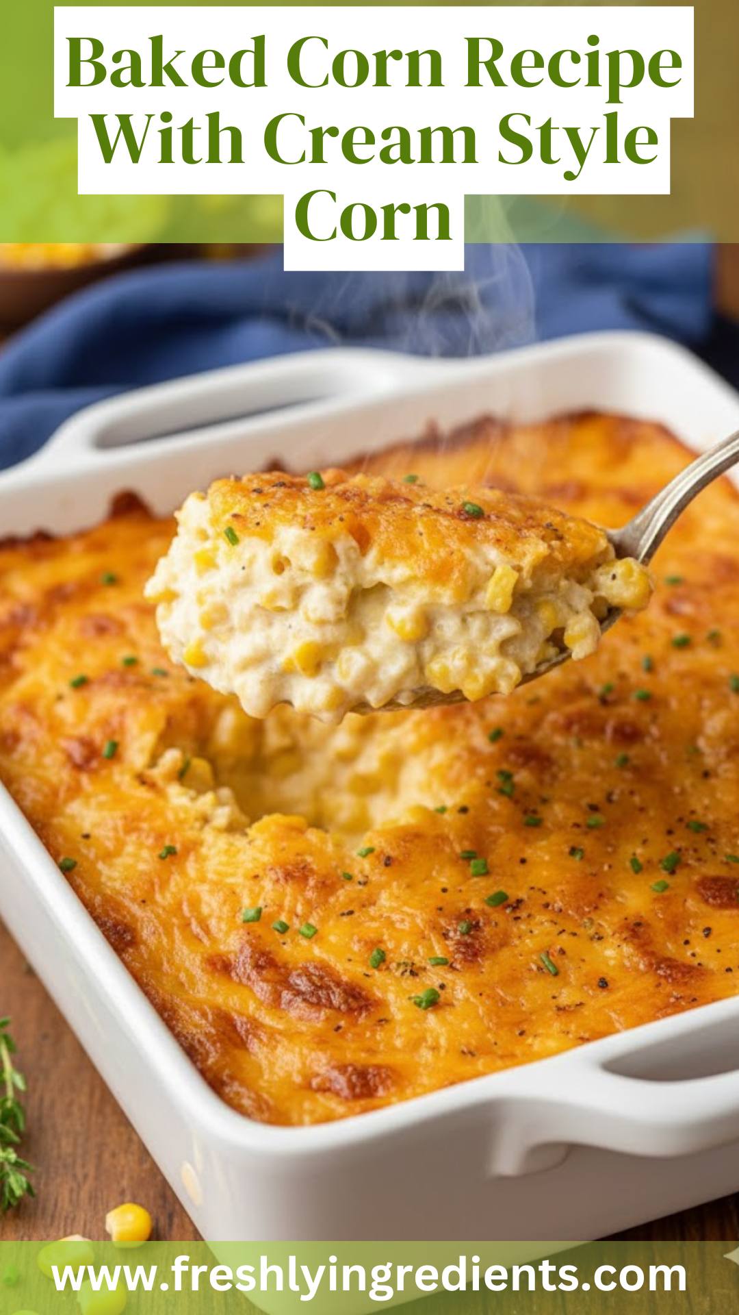 Baked Corn Recipe With Cream Style Corn