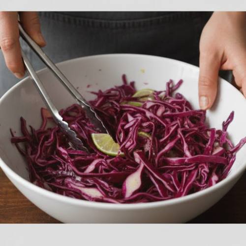 Step 6: Whip Up the Cabbage Slaw