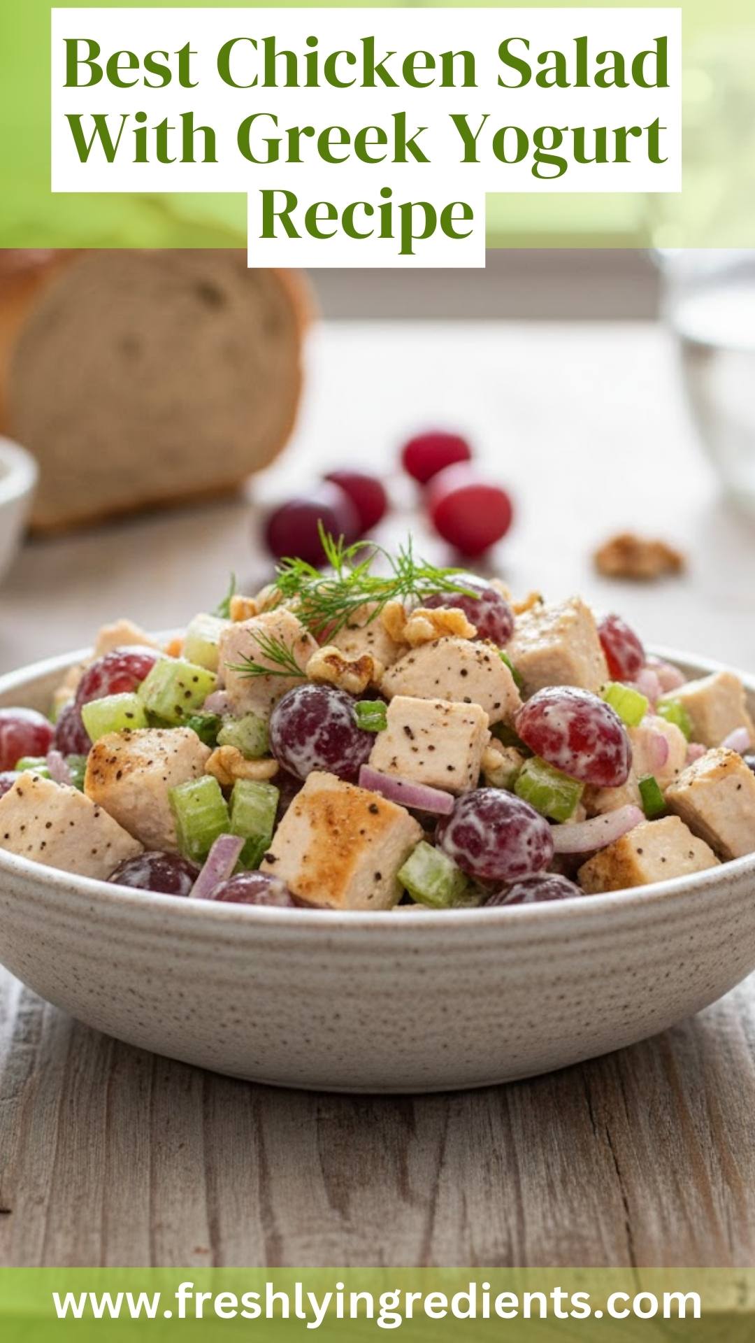 Best Chicken Salad With Greek Yogurt Recipe