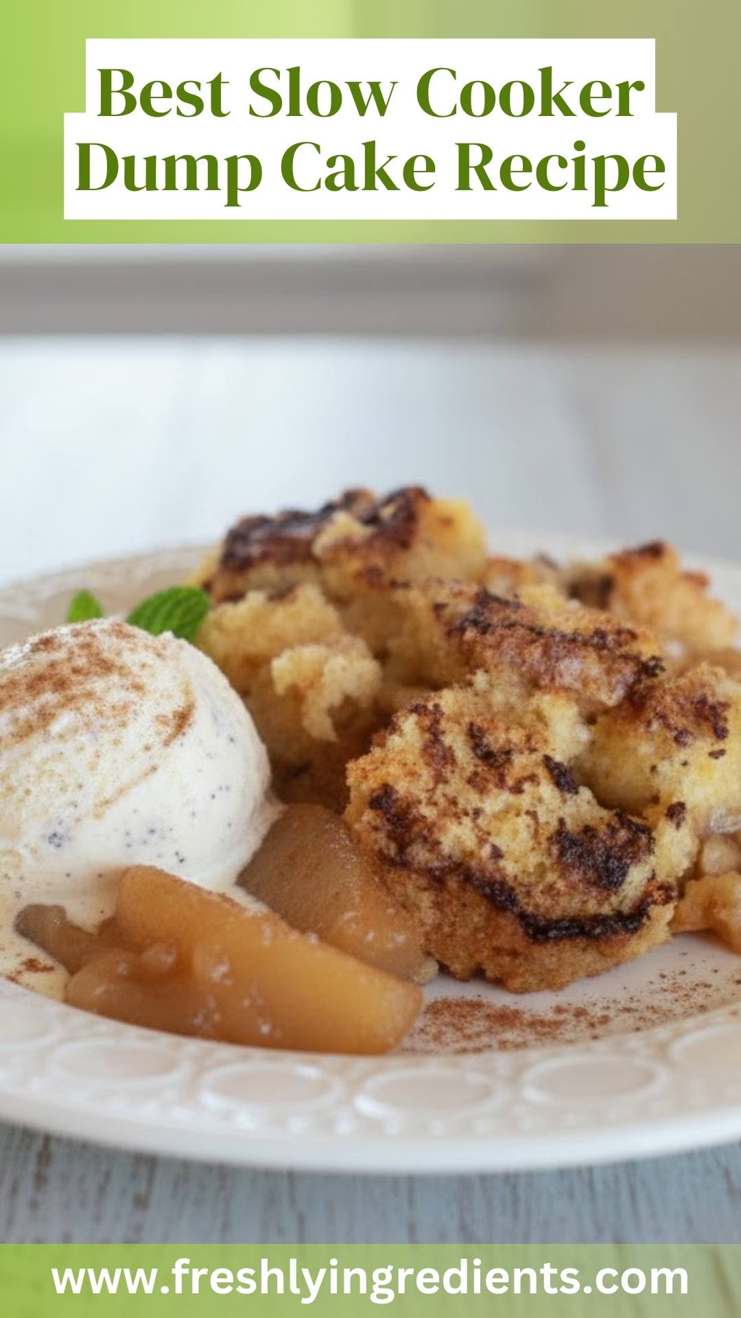 Best Slow Cooker Dump Cake Recipe - Freshly Ingredients 1 Best Slow Cooker Dump Cake Recipe