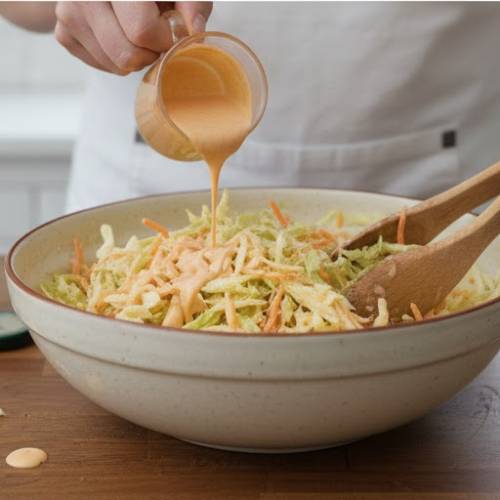 Step 2: Prepare the Coleslaw