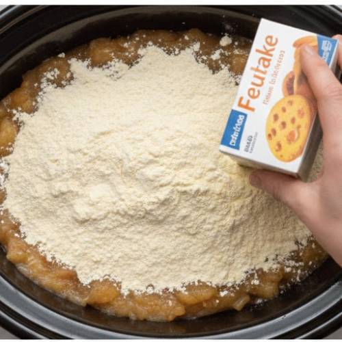 Step 3: Sprinkle on the Cake Mix Step 3: Sprinkle on the Cake Mix