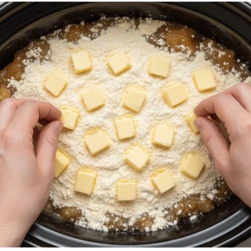 Step 4: Dot with Butter Step 4: Dot with Butter