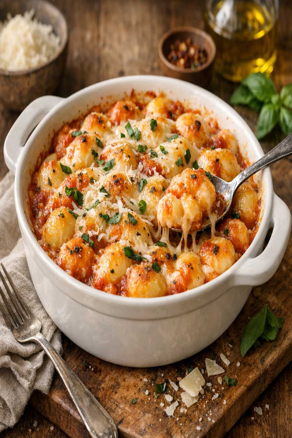 Baked Cheese Gnocchi Recipe