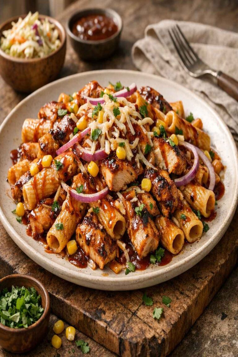 BBQ Chicken Pasta Recipe