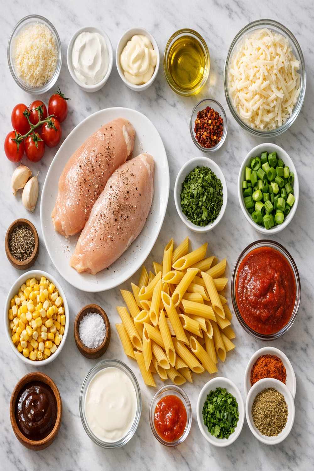 BBQ Chicken Pasta Recipe 2 BBQ Chicken Pasta Recipe ingredients