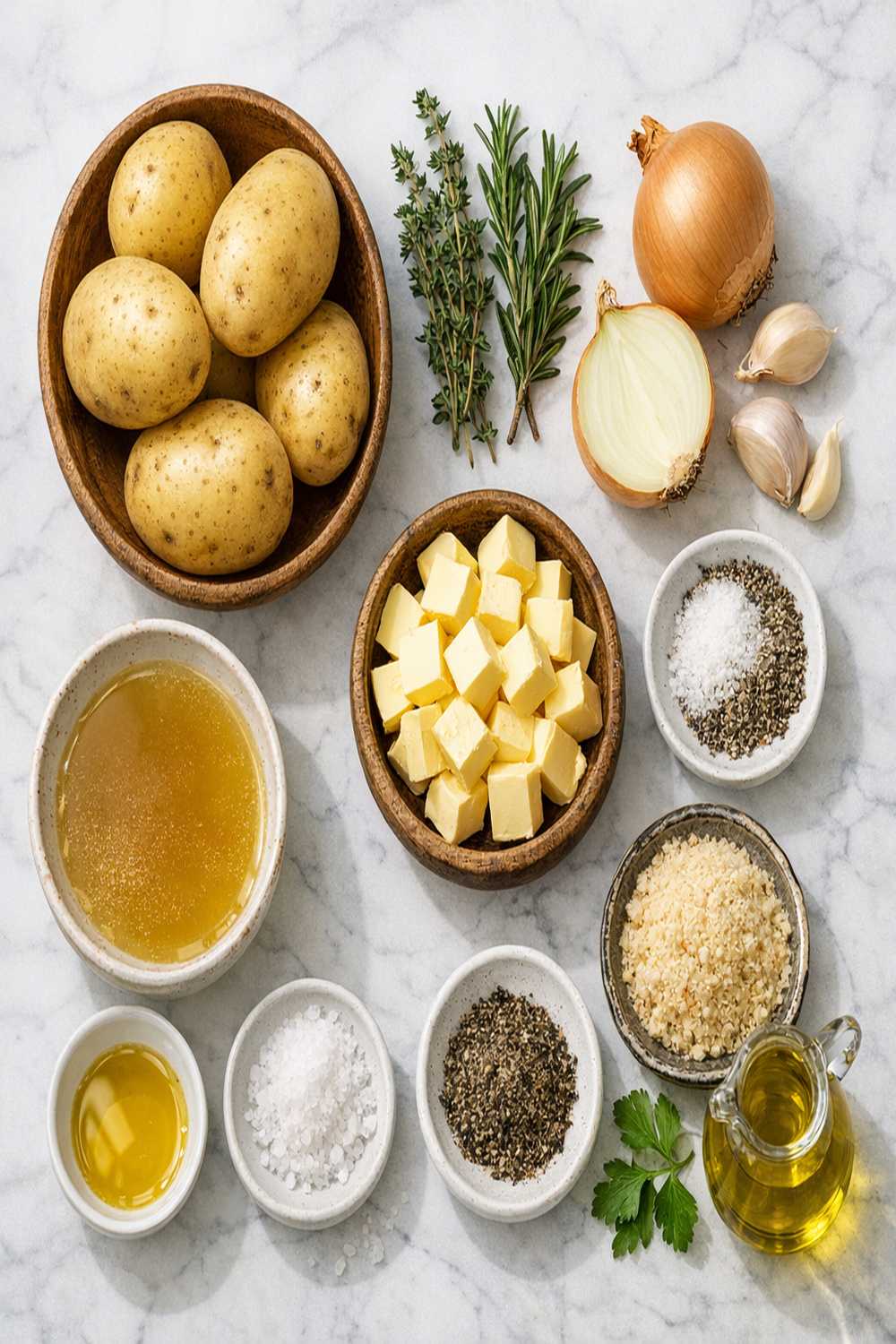 Boulangere Potatoes Recipe ingredients