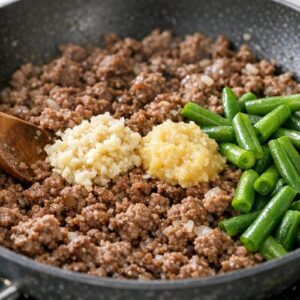 Budget Ground Beef Stir Fry Recipe step 2