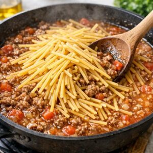 Burger Pasta Recipe Meal Prep step 5