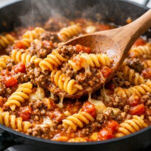 Burger Pasta Recipe Meal Prep step 7