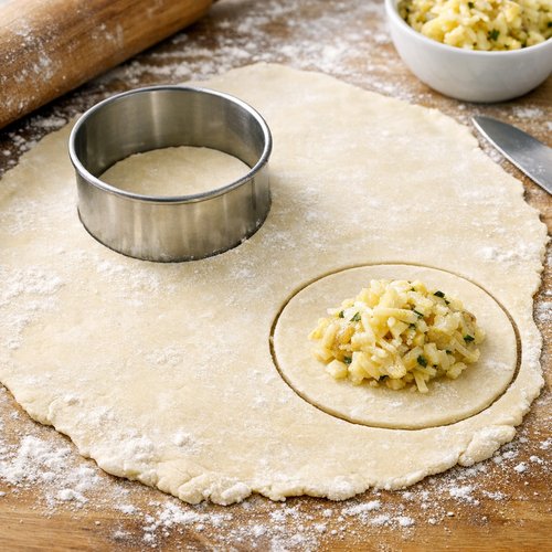 Cheese And Onion Pasty Recipe 7 Step 5: Prepare and Fill Your Pastry