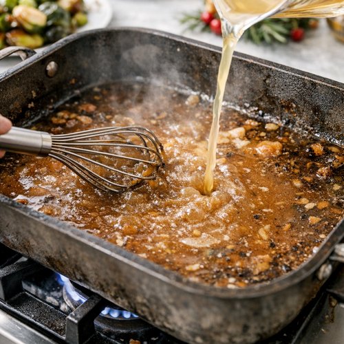 Christmas Turkey Recipe 9 Step 7: Create Your Gravy (While Turkey Rests)