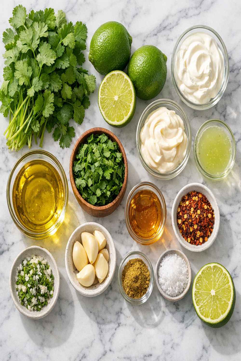 Cilantro Lime Chicken Sauce Recipe ingredients